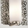 Kinkiet Silver Coral - 1 źródło światła Klasyczny pewter koralowy metalowy wzór nowoczesna okrągła organiczny design KL-SILVER-CORAL1 KICHLER